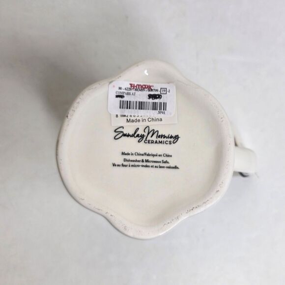 Ghost Mug Feline Spooky Sunday Morning Ceramics Cat Pumpkin Halloween - NEW - Picture 8 of 8